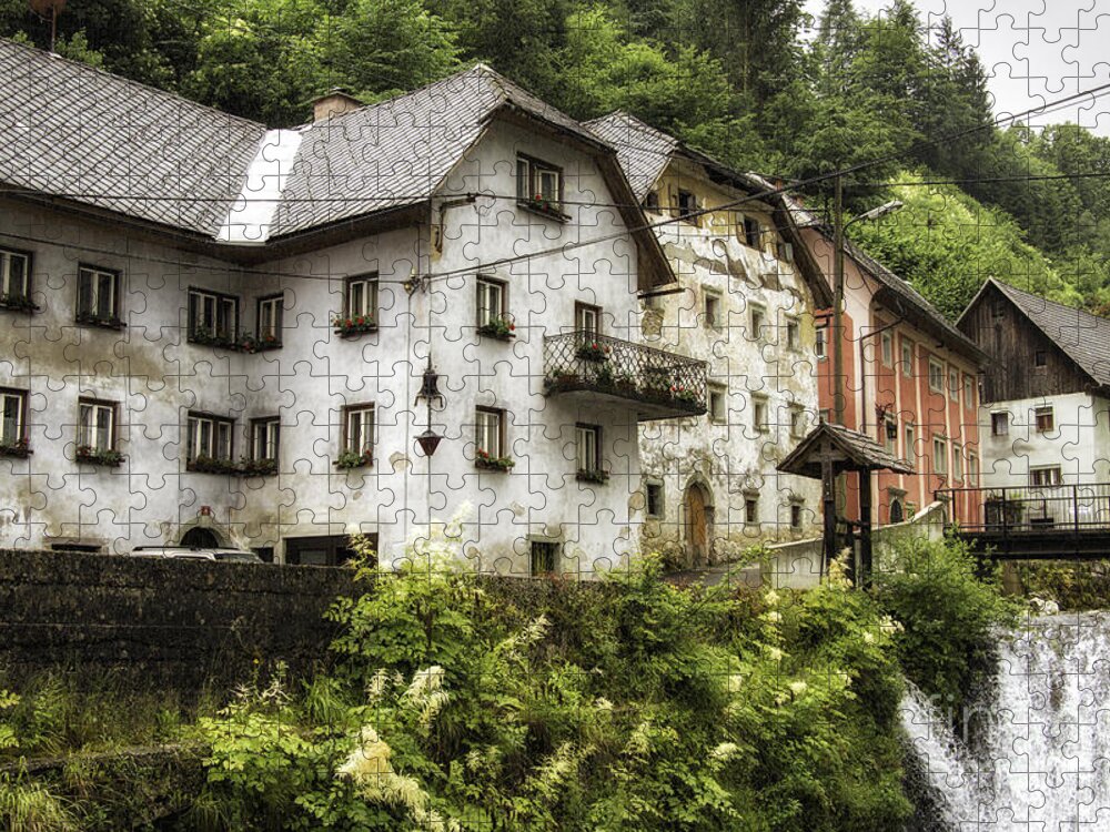 Croatia Jigsaw Puzzle featuring the photograph Croatia Village by Timothy Hacker