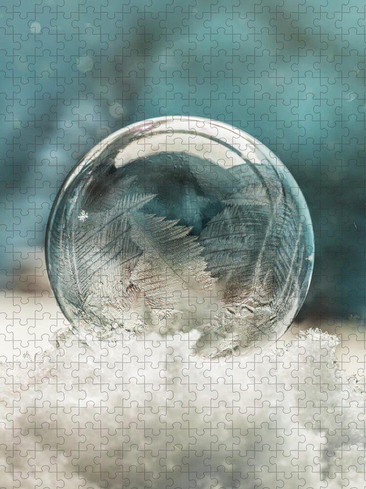 Ball Jigsaw Puzzle featuring the photograph Crystal ball by Jaroslaw Blaminsky