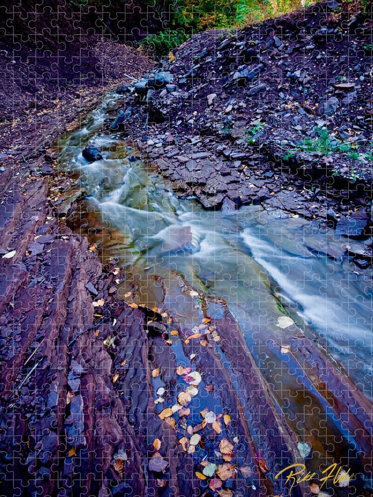 Autumn Jigsaw Puzzle featuring the photograph Cut Face Creek by Rikk Flohr