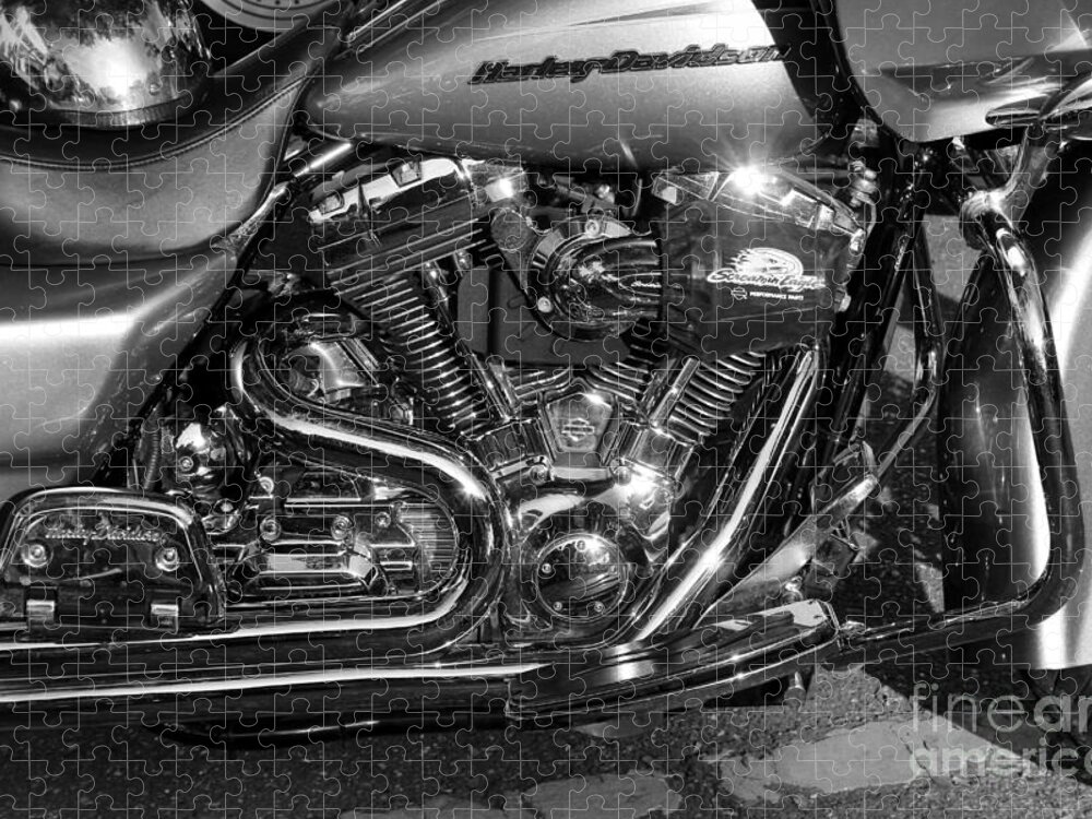 Motorcycle Jigsaw Puzzle featuring the photograph Cycle45 by Robert Wilder Jr