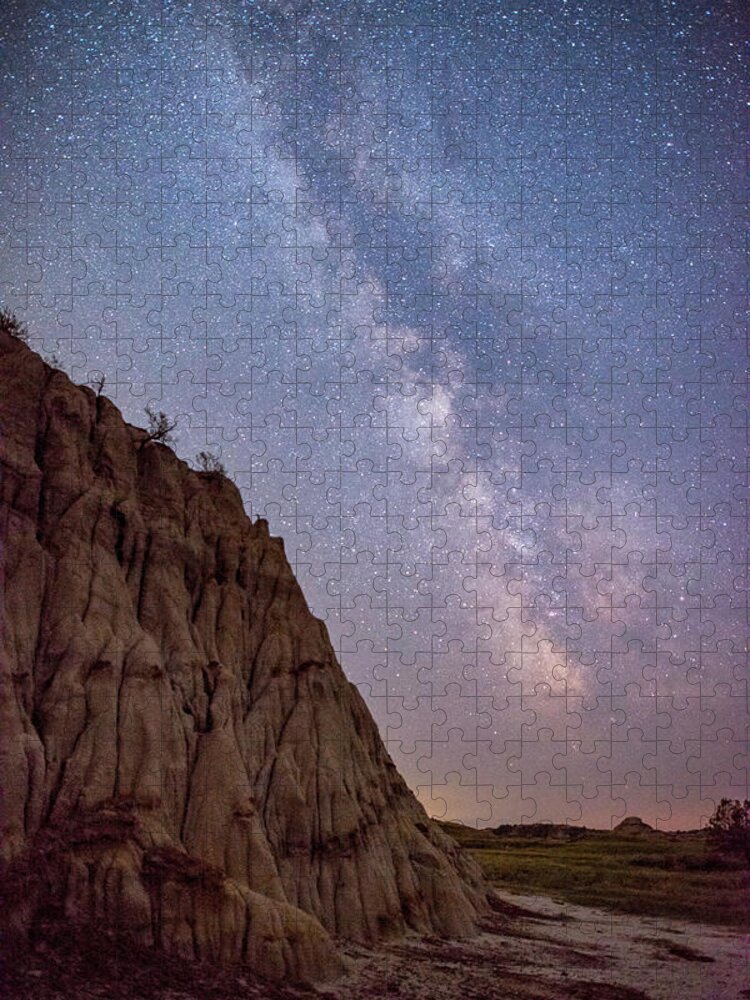 Theodore Roosevelt National Park Jigsaw Puzzle featuring the photograph Dakota Skies 2 by Matt Hammerstein