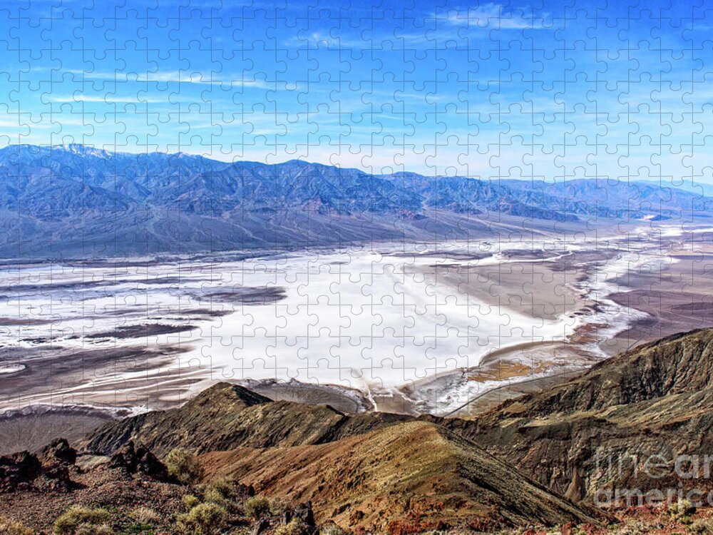 Adventure Jigsaw Puzzle featuring the photograph Dantes View by Charles Dobbs