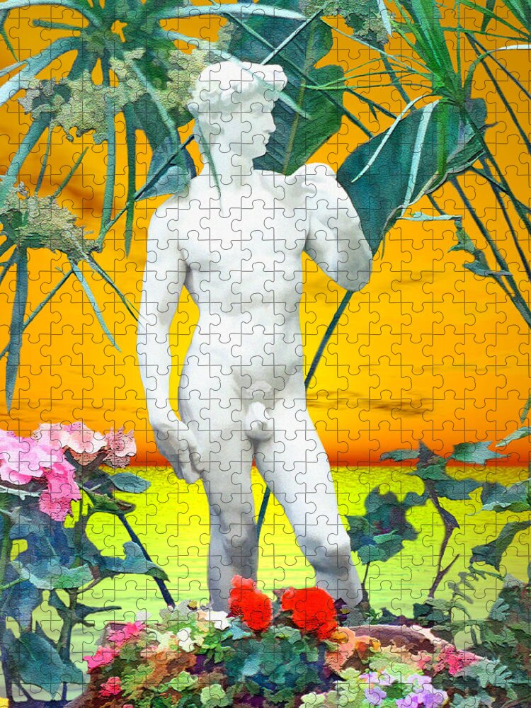 David Jigsaw Puzzle featuring the photograph David by Kurt Van Wagner