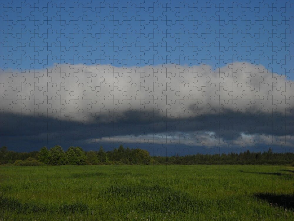 Clouds Jigsaw Puzzle featuring the photograph Dawn Clouds in the Southwest by Kent Lorentzen