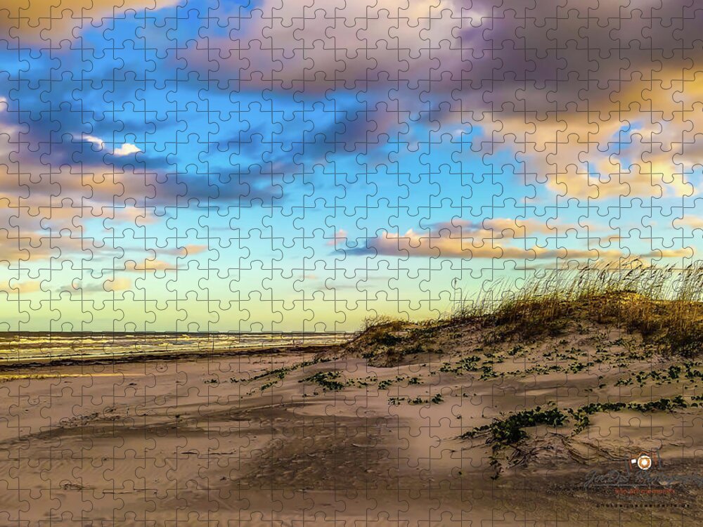 Beach Jigsaw Puzzle featuring the photograph Dunes at Dawn by Joseph Desiderio