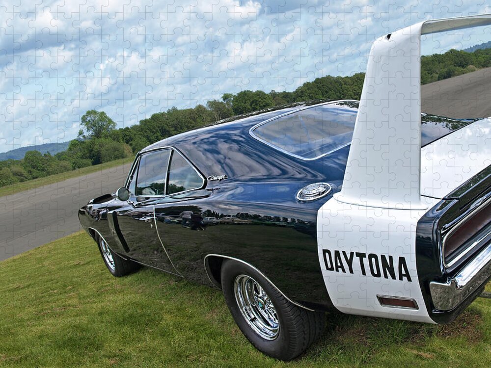 Dodge Charger Jigsaw Puzzle featuring the photograph Daytona Charger by Gill Billington