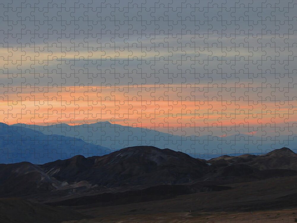 Landscape Jigsaw Puzzle featuring the photograph Death Valley Sunset by Stephanie Grant