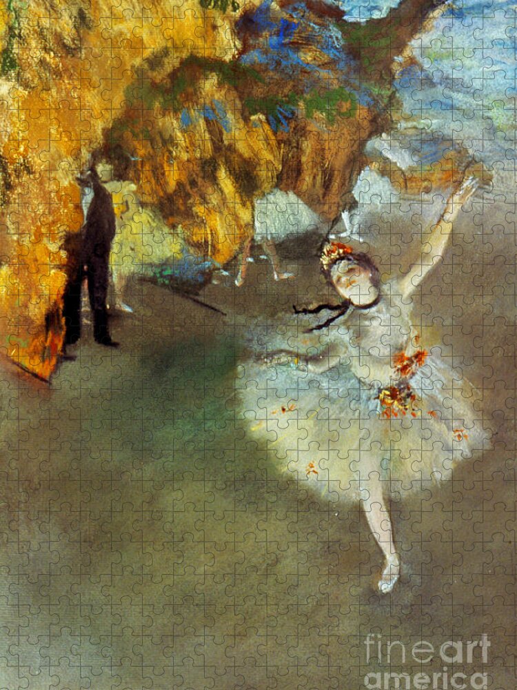 19th Century Jigsaw Puzzle featuring the painting The Star, 1876-77 by Edgar Degas