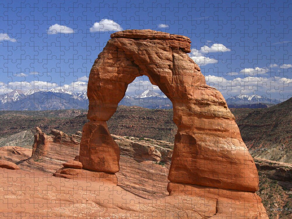 Delicate Arch Jigsaw Puzzle featuring the photograph Delicate Arch by Winston Rockwell