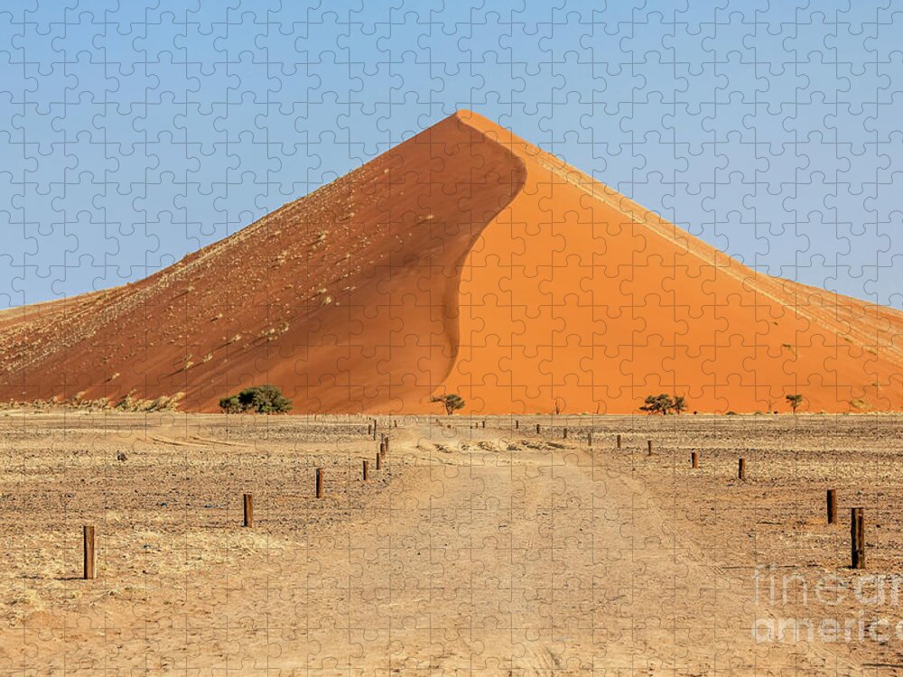 African Jigsaw Puzzle featuring the photograph Desert dune by Benny Marty