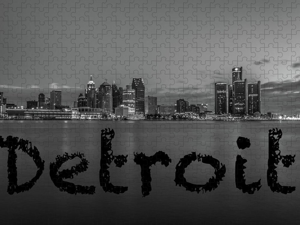 Detroit Jigsaw Puzzle featuring the photograph Detroit City by Pravin Sitaraman