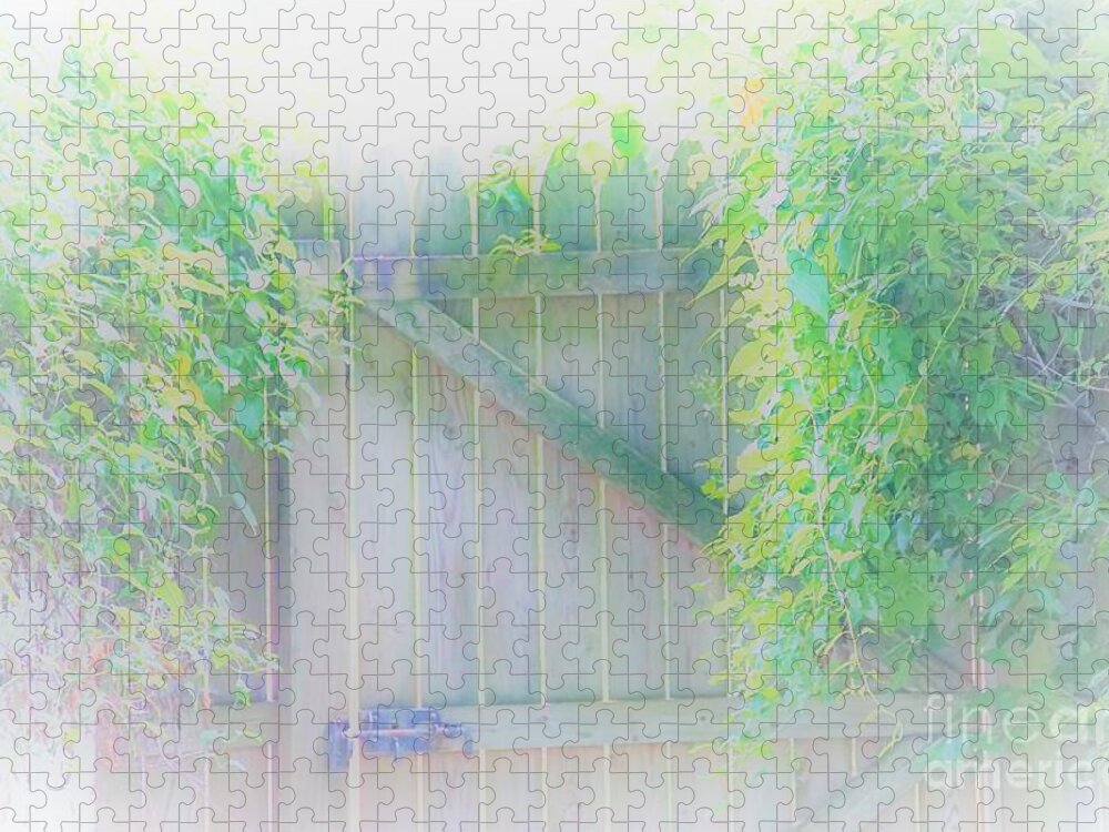 Garden Jigsaw Puzzle featuring the photograph Do I want to Leave the Garden by Merle Grenz