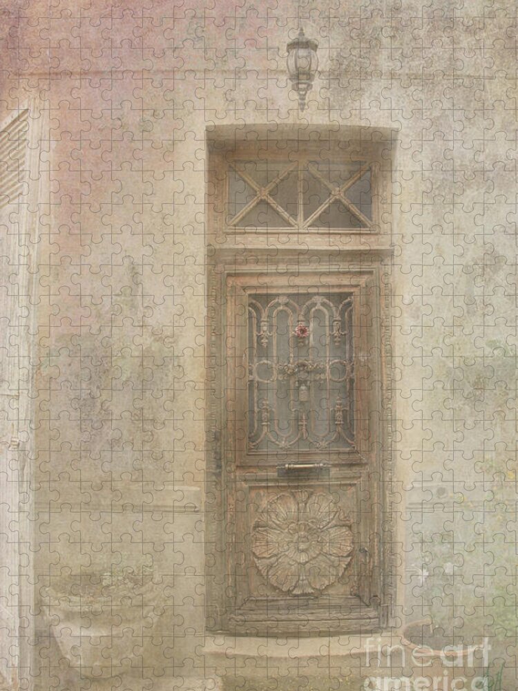 Door To The Past Jigsaw Puzzle featuring the photograph Door to the Past by Victoria Harrington