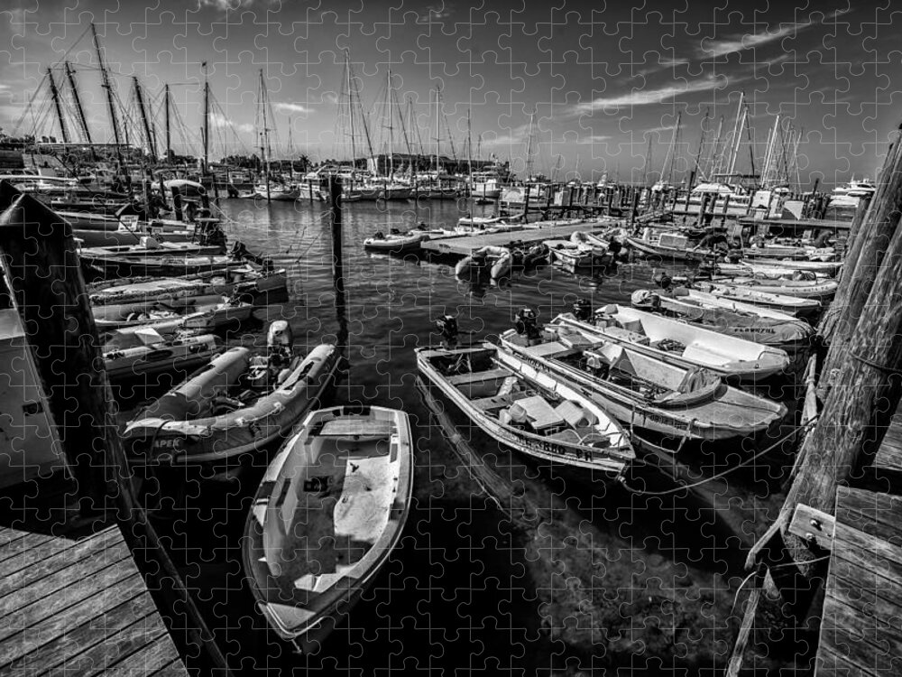 Dock Jigsaw Puzzle featuring the photograph Dory Dock by Kevin Cable