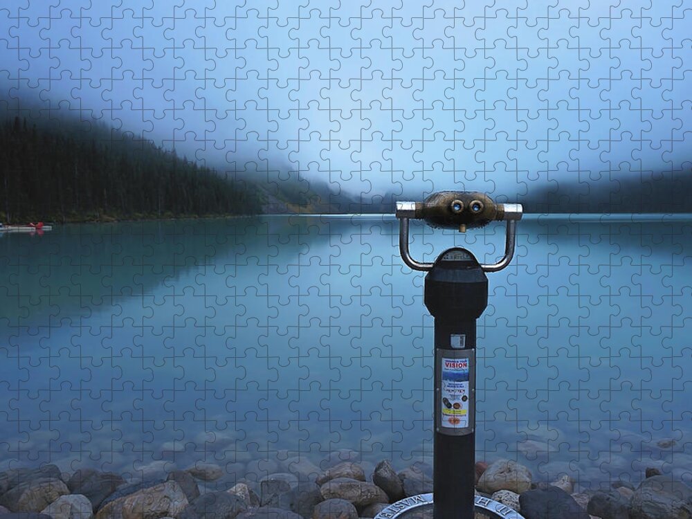 Lake Jigsaw Puzzle featuring the photograph Double Vision by Deborah Penland