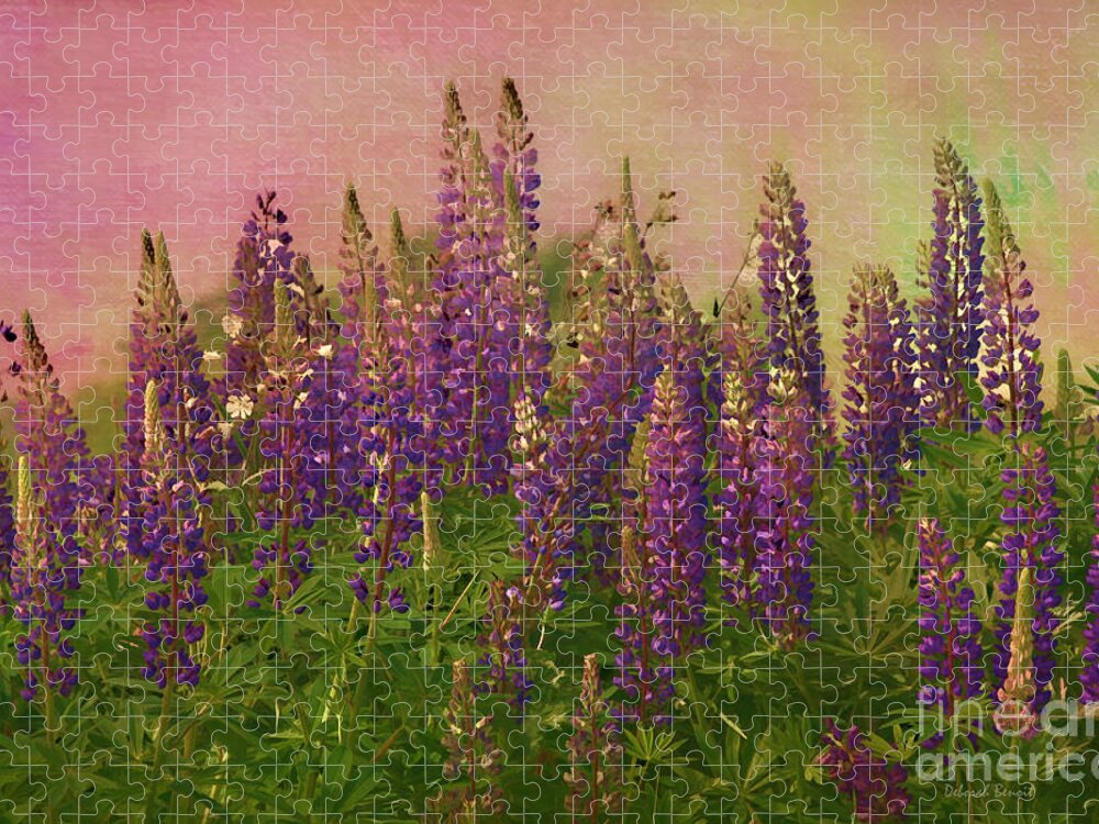 Lupin Jigsaw Puzzle featuring the photograph Dreamy Lupin by Deborah Benoit