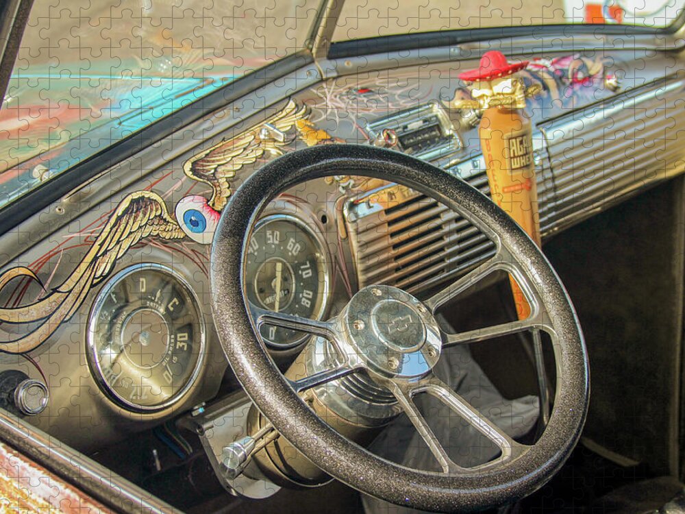 Ratrod Jigsaw Puzzle featuring the photograph Drivers Dream by Darrell Foster
