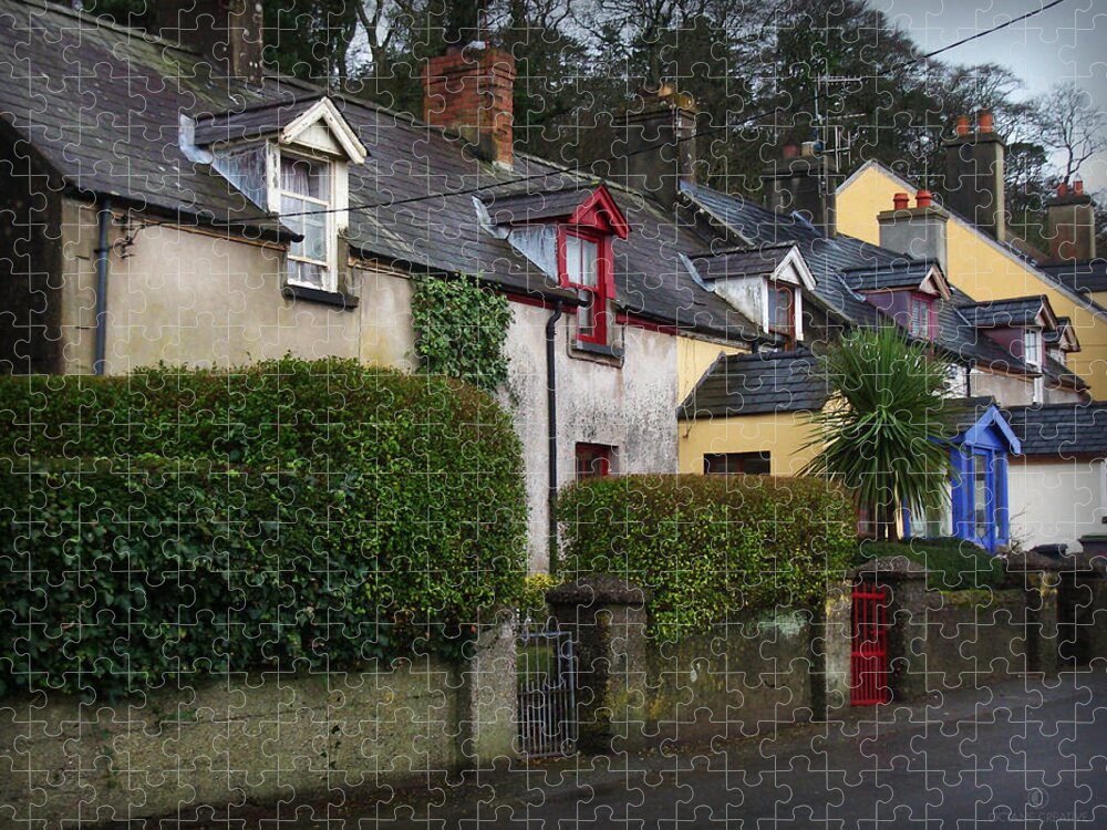 Ireland Jigsaw Puzzle featuring the photograph Dunmore Houses by Tim Nyberg