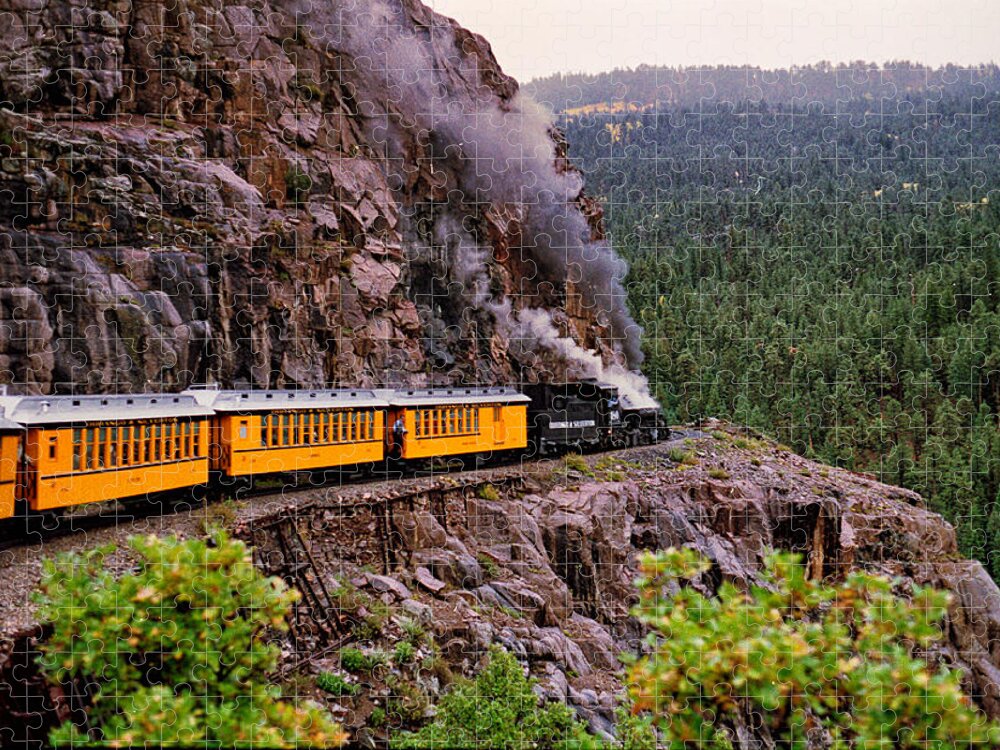 Train Jigsaw Puzzle featuring the photograph Durango to Silverton Narrow Gauge by Robert Woodward