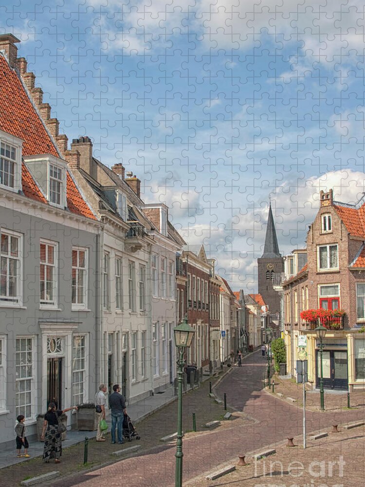 1659 Jigsaw Puzzle featuring the photograph Dutch town by Patricia Hofmeester