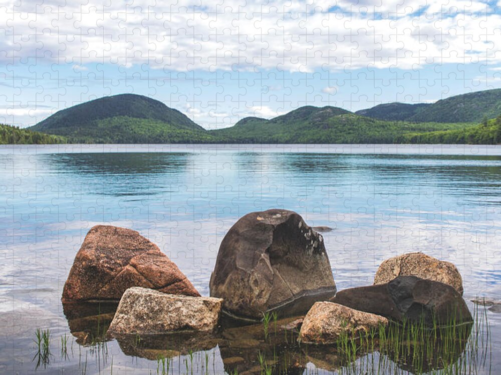 Acadia National Park Jigsaw Puzzle featuring the photograph Eagle Lake by Holly Ross