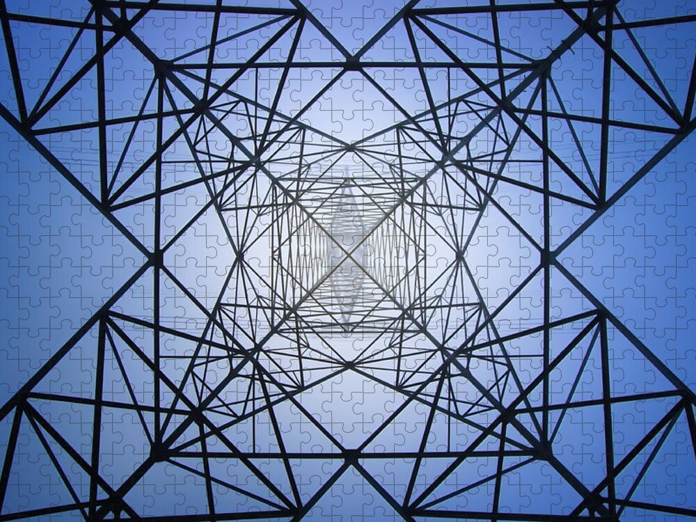 High Jigsaw Puzzle featuring the photograph Electrical Symmetry by Mikel Martinez de Osaba