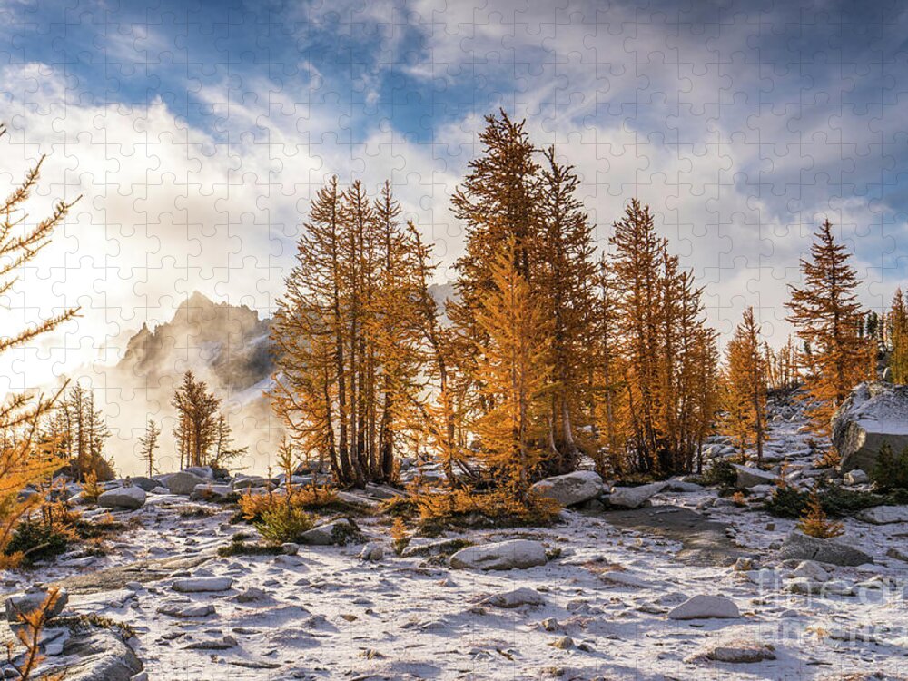 Enchantments Jigsaw Puzzle featuring the photograph Enchantments Dramatic Fall Beauty by Mike Reid