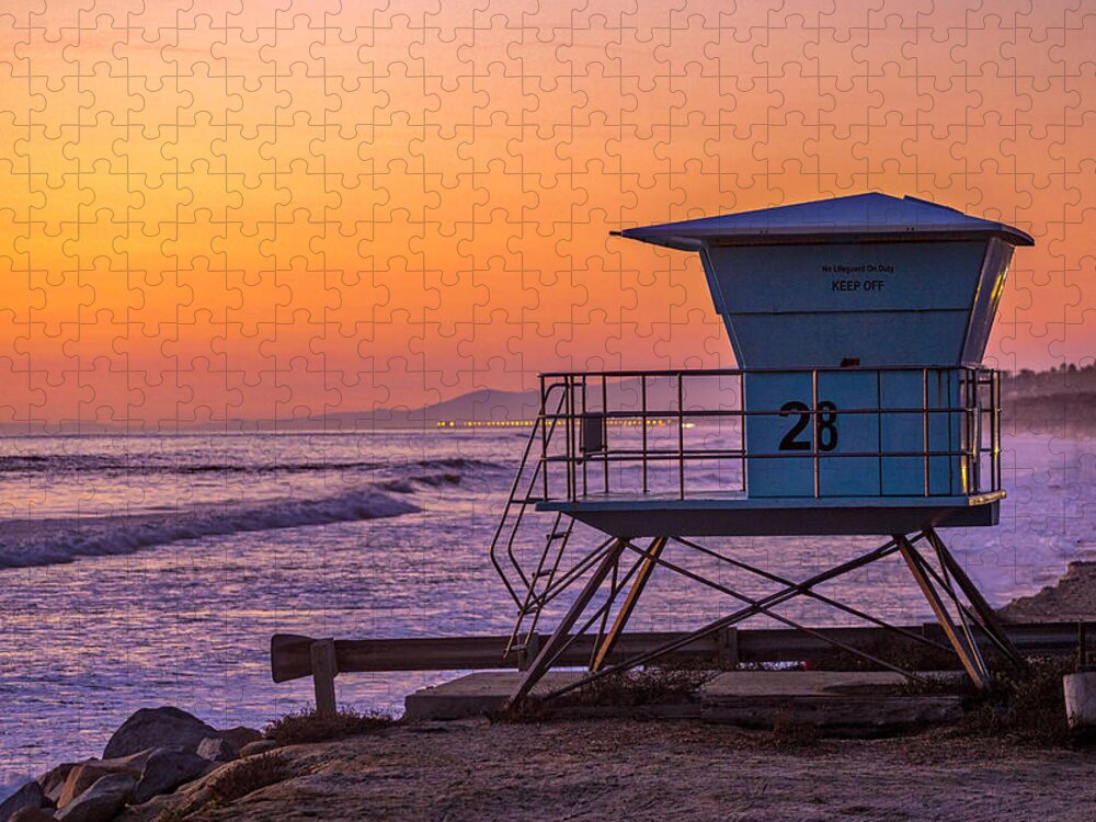 Beach Jigsaw Puzzle featuring the photograph End of Summer by Peter Tellone