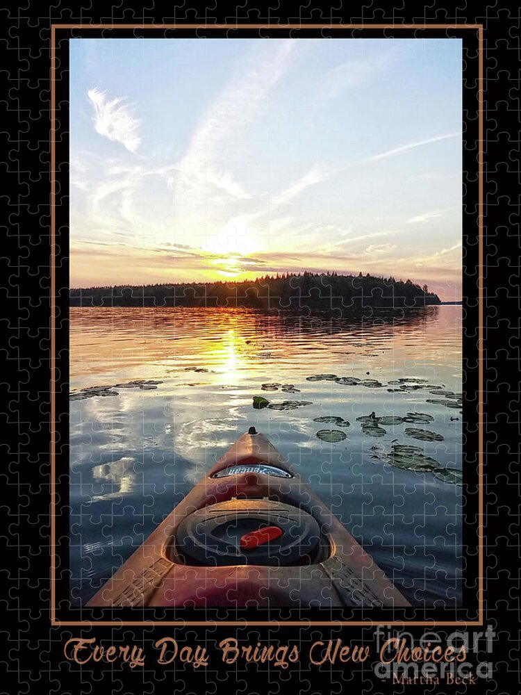 Lake Jigsaw Puzzle featuring the photograph Every Day Brings New Choices by Vivian Martin