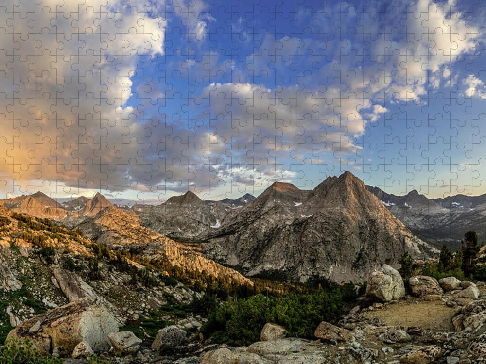 Lake Jigsaw Puzzle featuring the photograph Evolution skyline by Martin Gollery