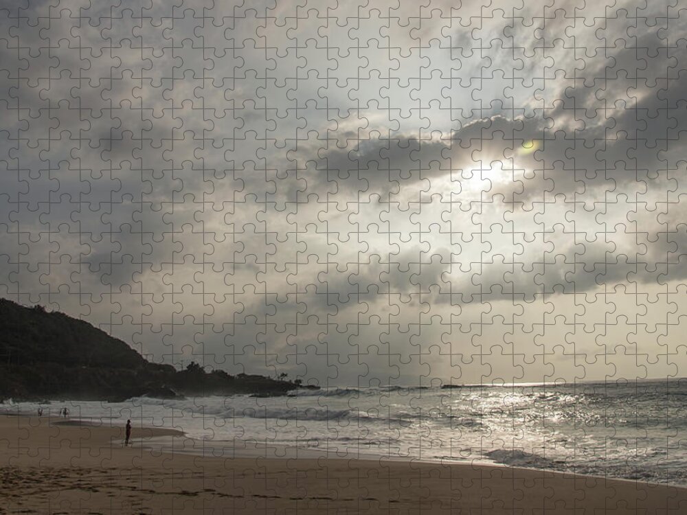 Beach Jigsaw Puzzle featuring the photograph Eye to Eye by Alex Lapidus