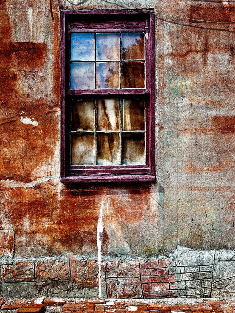 Window Jigsaw Puzzle featuring the photograph Faded Over Time 2 by Christopher Holmes