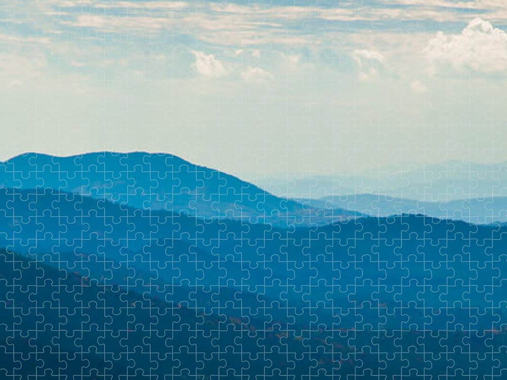 Appalachian Mountains Jigsaw Puzzle featuring the photograph Fading Appalachians by Rob Hemphill