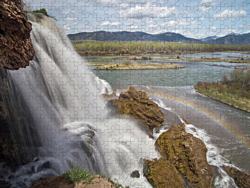 Waterfall Jigsaw Puzzle featuring the photograph Fall Creek Falls by Wesley Aston