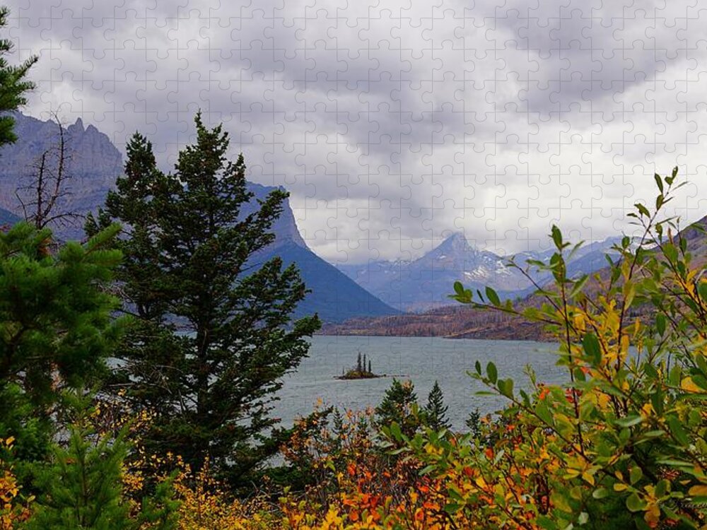 Fall Jigsaw Puzzle featuring the photograph Fall Framed Wild Goose Island by Tracey Vivar