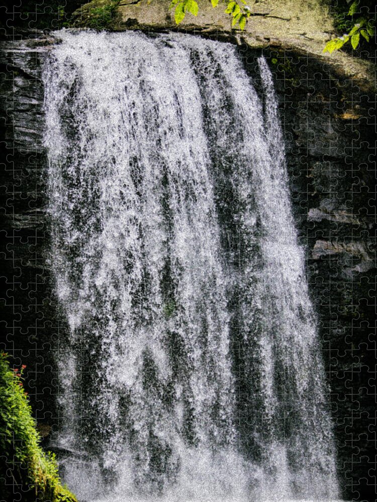 Waterfall Jigsaw Puzzle featuring the photograph Falling For You by Allen Nice-Webb