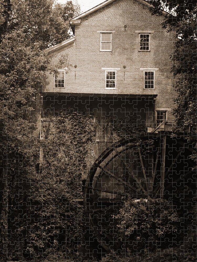Mill Jigsaw Puzzle featuring the photograph Fall's Mill by George Taylor