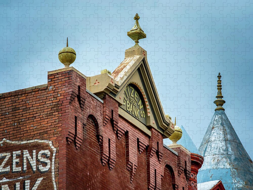 Victorian Jigsaw Puzzle featuring the photograph Fanciful Rooftops by James Barber
