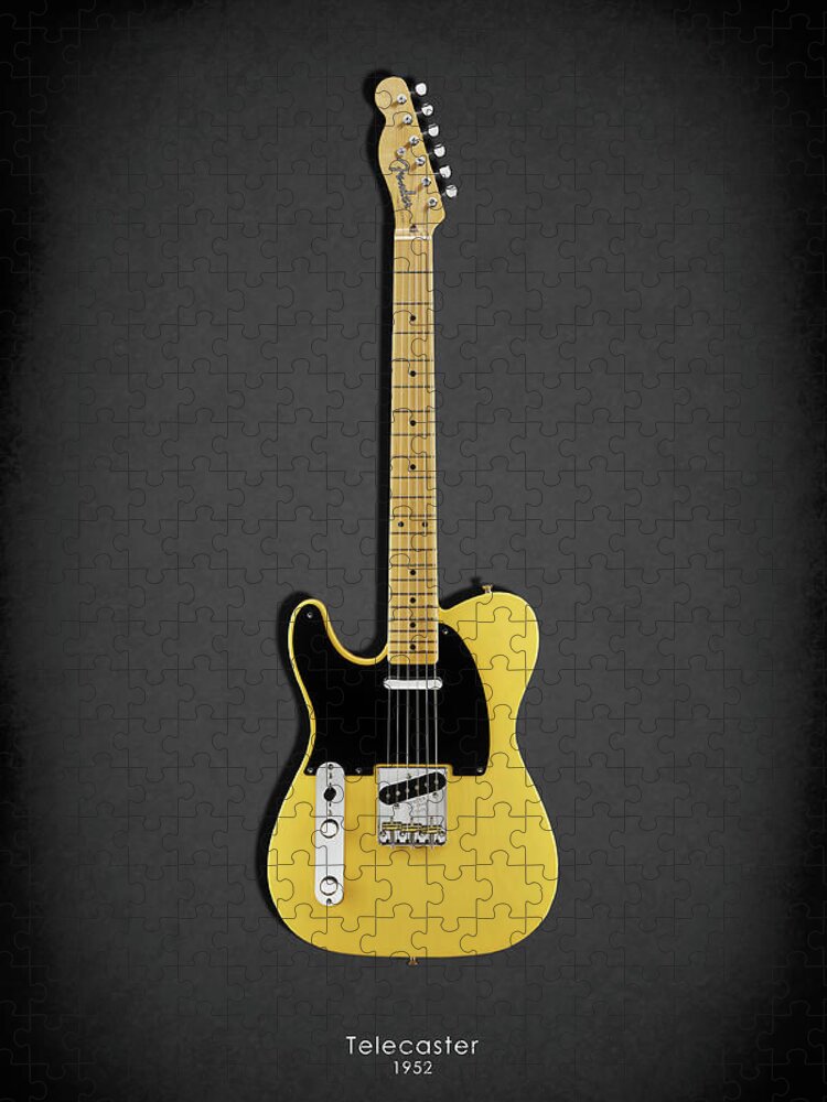 Fender Telecaster Jigsaw Puzzle featuring the photograph Fender Telecaster 52 by Mark Rogan