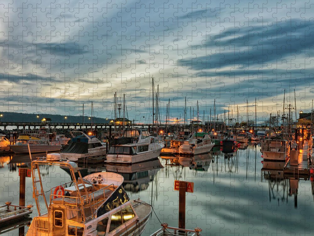 Fisherman's Wharf Jigsaw Puzzle featuring the photograph Fishermans Wharf by Randy Hall