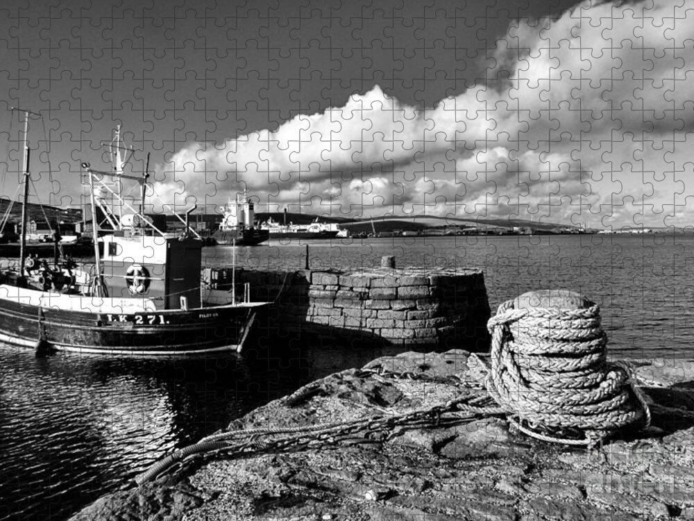 Lerwick Jigsaw Puzzle featuring the photograph Fishing Boat Lerwick Shetland by Lynn Bolt