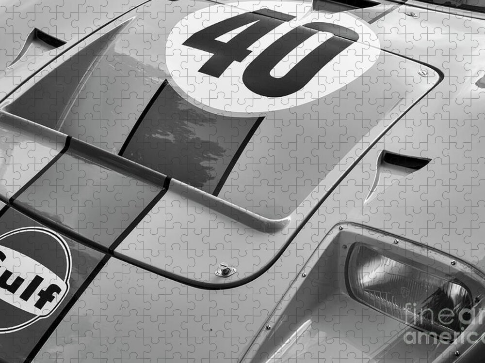 Gt 40 Jigsaw Puzzle featuring the photograph Ford GT40 by Dennis Hedberg