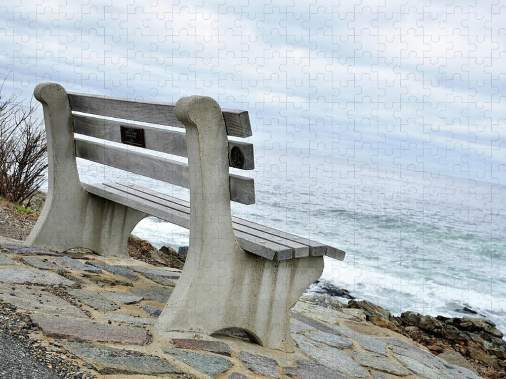 Marginal Way Jigsaw Puzzle featuring the photograph Forever Maine by Luke Moore