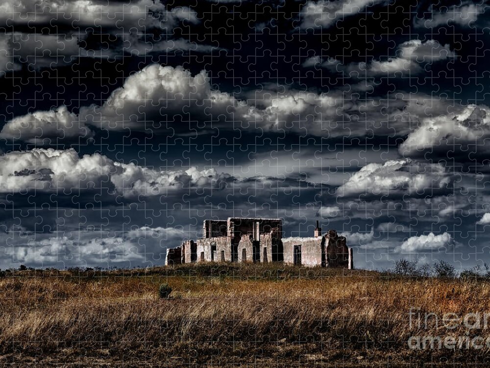 Jon Burch Jigsaw Puzzle featuring the photograph Fort Laramie Hospital Ruins by Jon Burch Photography