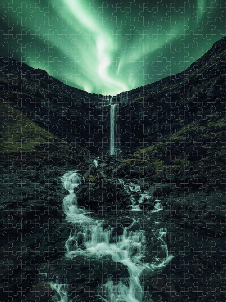 Aurora Jigsaw Puzzle featuring the photograph Fossa Fantasy by Tor-Ivar Naess