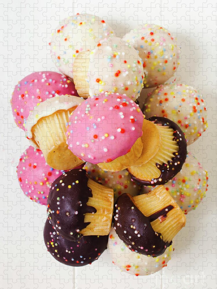 Cupcakes Jigsaw Puzzle featuring the photograph Fun sweets by Jorgo Photography
