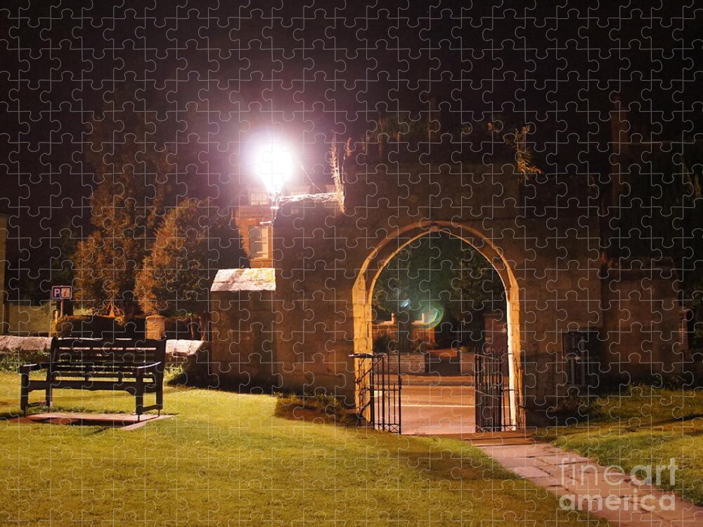 Gate Jigsaw Puzzle featuring the photograph Gate. by Elena Perelman