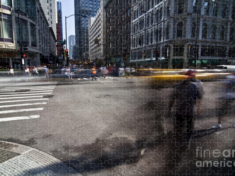 City Street Jigsaw Puzzle featuring the photograph Getting Somewhere by Sven Brogren