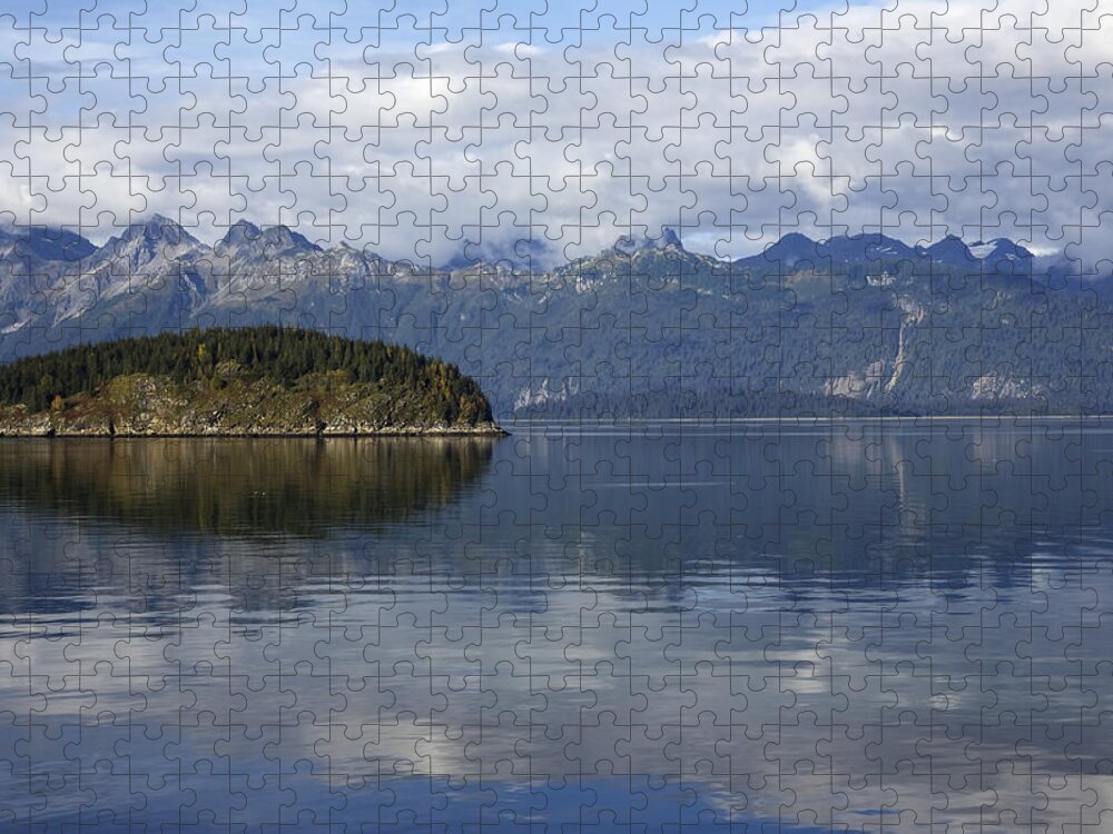Alaska Jigsaw Puzzle featuring the photograph Glacier Bay 10 by Richard J Cassato