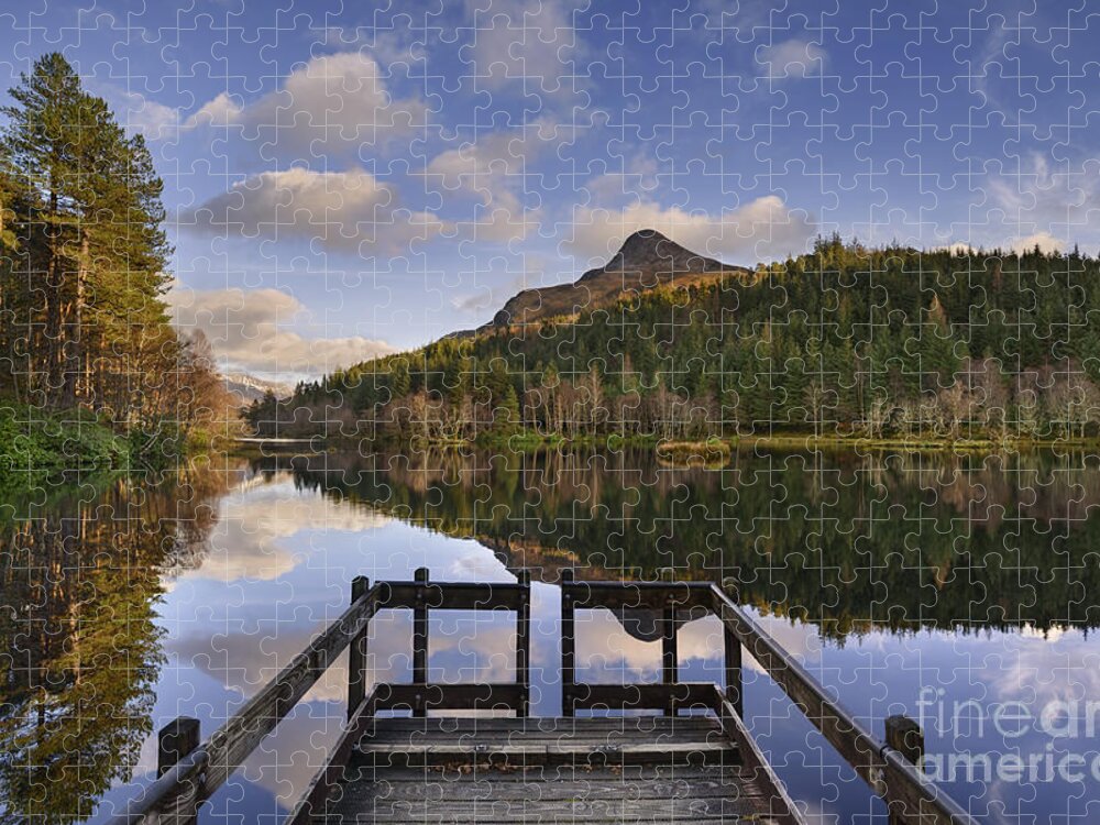 Scottish Highlands Jigsaw Puzzle featuring the photograph Glencoe Lochan by Rod McLean